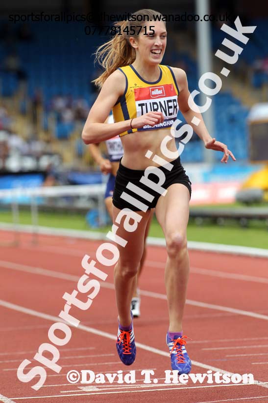 Womens 400 metres hurdles, British Championships, Birmingham. Photo: David T. Hewitson/Sports for All Pics